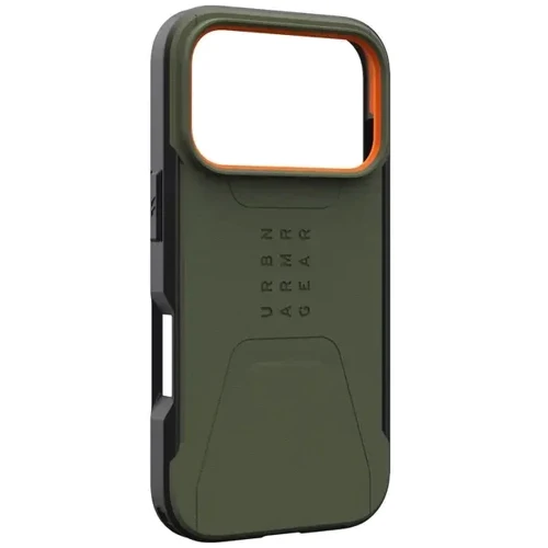 Чехол для iPhone Urban Armor Gear UAG Civilian Magsafe Olive/Orange (114545117297) for iPhone 17 Pro