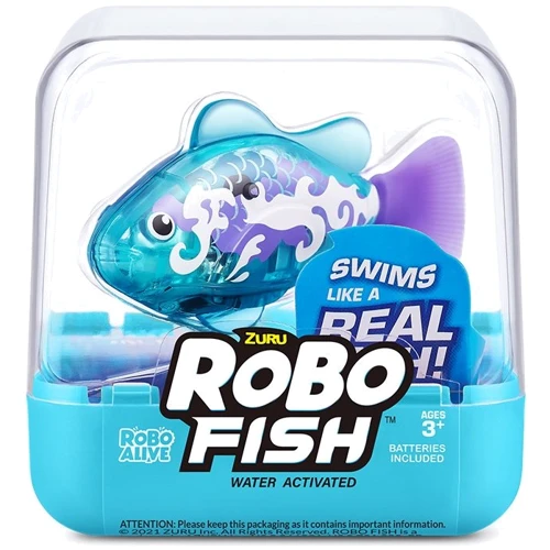 Интерактивная игрушка Pets & Robo Alive S3 – Роборыбка голубая (7191-3)