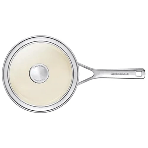 Ковш с крышкой KitchenAid Steel Core 18 см 2 л красный (CC003264-001)