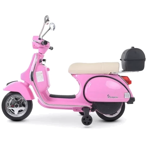 Дитячий електромотоцикл скутер Bambi Racer VESPA рожевий (M 4939EL-8): Матеріал коліс EVA