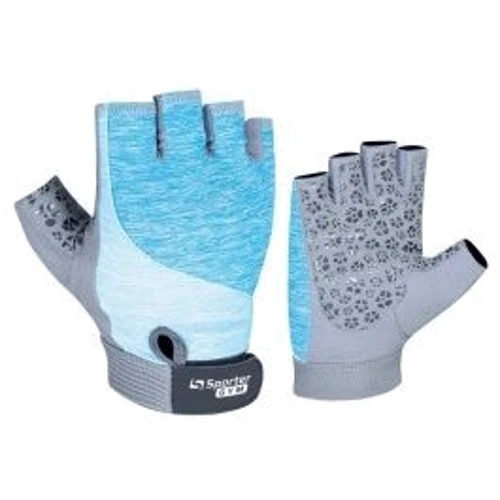 Перчатка для фитнеса Sporter Women (MFG-235.7 A) - Grey/Blue - S