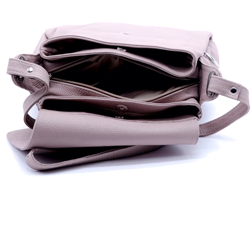 Жіноча сумка листоноша ARTiS Bags лілова (955 7055): Фактура Зернистая, Матовая