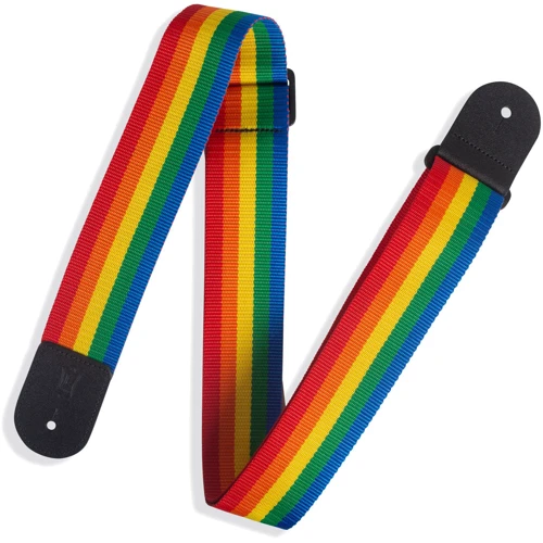 Гітарний ремінь LEVY'S M8POLY-RNB CLASSICS SERIES POLYPROPYLENE GUITAR STRAP (RAINBOW)