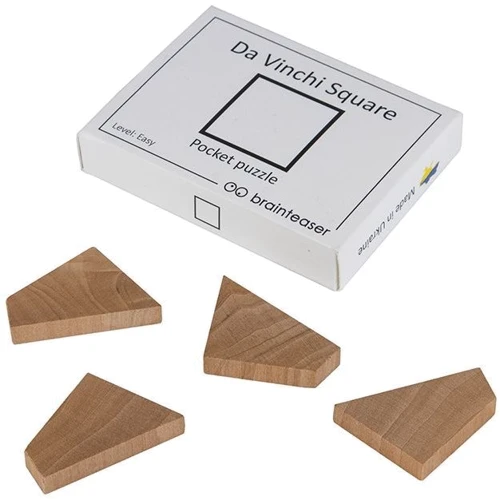 Набор головоломок Заморочка Wooden mini puzzle set на английском 12 штук (12en)