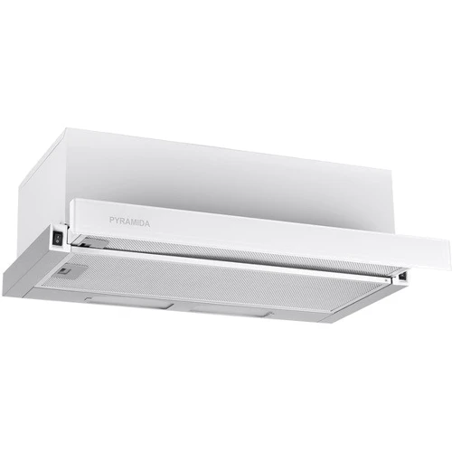 Витяжка Pyramida TL full glass 60 INOX WHITE: Тип монтажу Вбудований