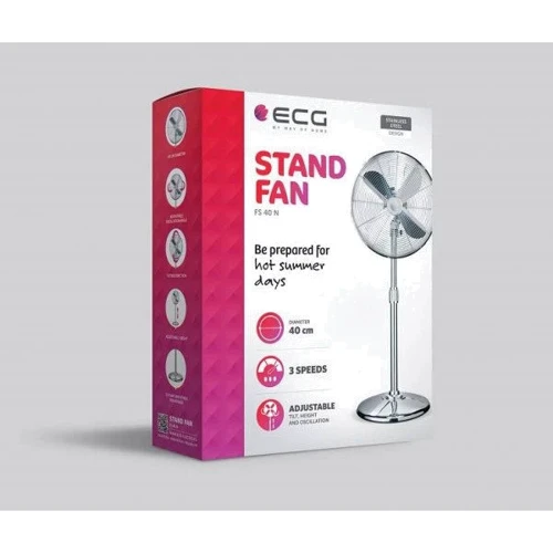 Вентилятор ECG FS 40 N: Потужність, Вт 50