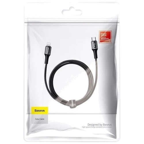 Кабель Baseus USB-C to Lightning PD 18W Halo Data 1m Black (CATLGH-01) фото 11