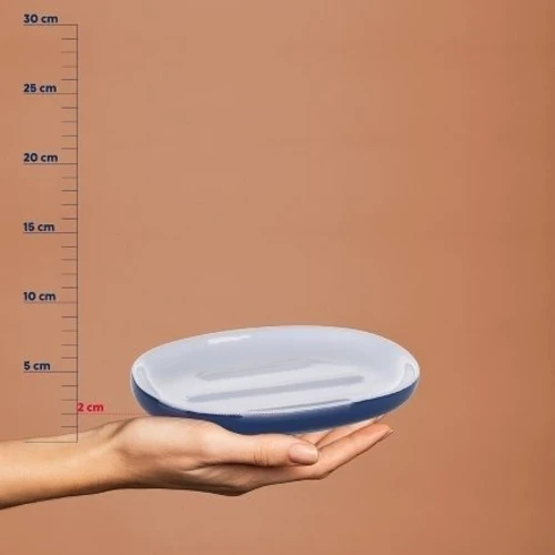 Мыльница KELA Isabella синий 13.5х8.5х2 см (20508)