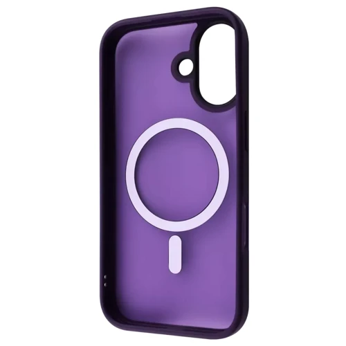 Чехол для iPhone WAVE Matte Insane Case with Magnetic Ring Deep Purple for iPhone 17