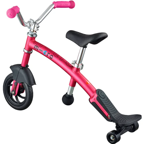 Беговел Micro серии G-Bike Chopper Deluxe - Розовый (до 20 kg с сидением, 2-х колесный) фото 5