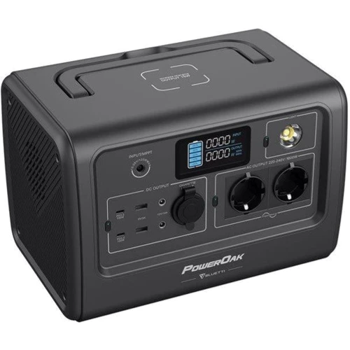 Зарядная станция Bluetti PowerOak EB70 716Wh 1000W 198889mAh Grey (EB70) Международная версия: Выходы потребителей Автоприкуриватель, USB-C, USB-A, 220V