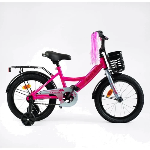 Дитячий велосипед Corso Maxis 16" рожевий (CL-16368): Тип 2х колесный велосипед