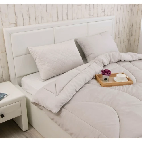 Одеяло Руно Soft Pearl 200х220 см + 2 подушки 50х70 см (925.55_Soft Pearl): Наполнитель силиконизированное волокно