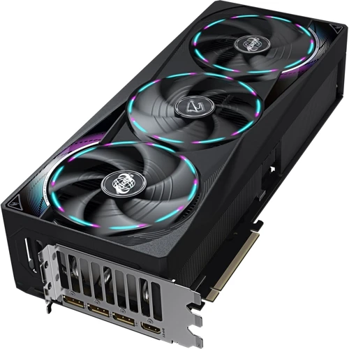 Видеокарта GIGABYTE Nvidia GeForce RTX 5070 Ti AORUS MASTER 16G (GV-N507TAORUS M-16GD) UA: Исполнение Четырехслотовое