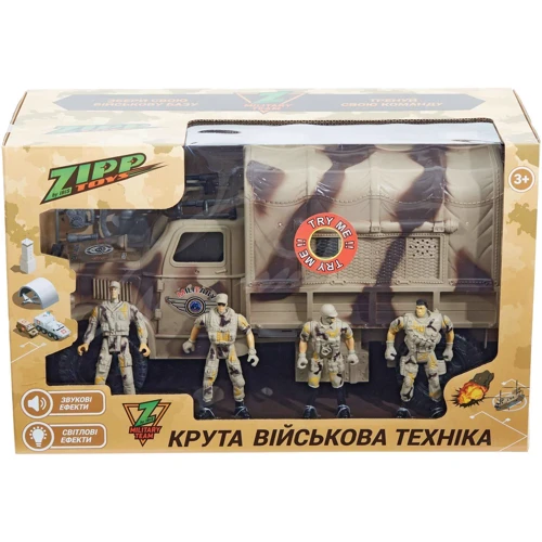 Игровой набор Zipp Toys Z military team Военный внедорожник Хамви
