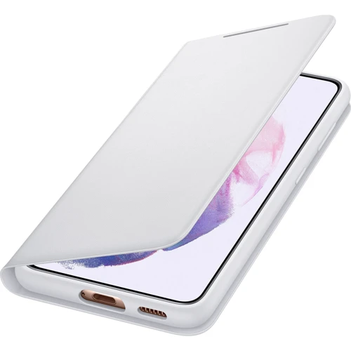 Чехол для телефонов Samsung LED View Cover Light Gray (EF-NG996PJEGRU) for Samsung G996 Galaxy S21+: Материал поликарбонат и полиуретан