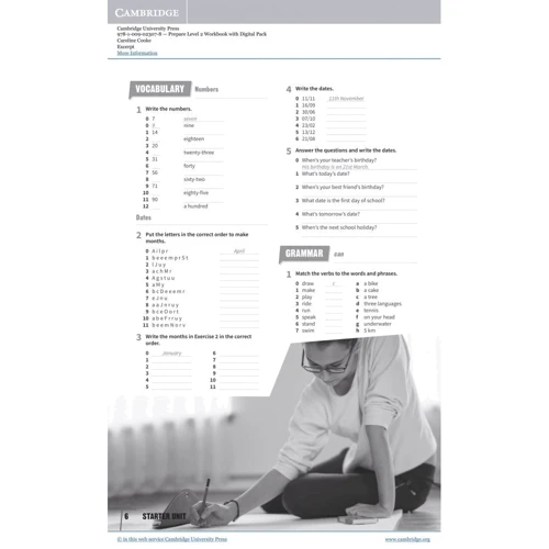 Робочий зошит Prepare! Updated 2nd Edition 2: Workbook with Digital Pack: Обложка Мягкая