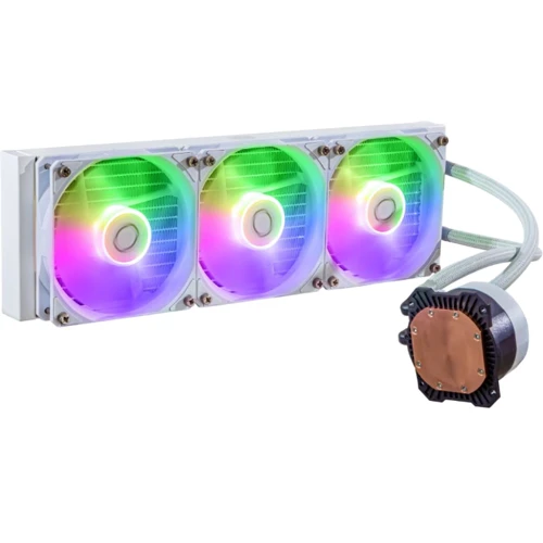 Кулер Cooler Master MASTERLIQUID 360L CORE ARGB WHITE (MLW-D36M-A18PZ-RW): Рівень шуму, dB 27.2