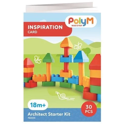 Конструктор PolyM Архитектор 30 деталей (760005)