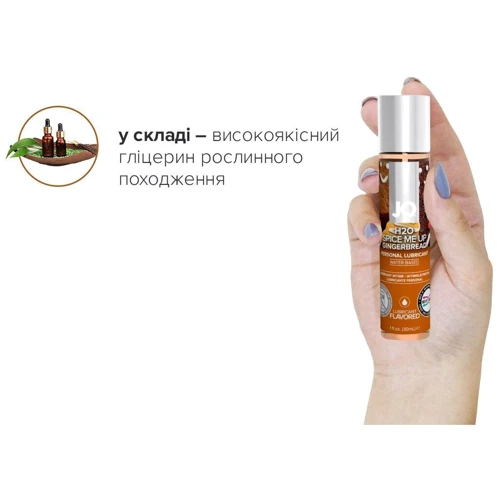 Распродажа!!! Лубрикант на водной основе System JO H2O – Gingerbread (30 мл) (срок до 09.2024)