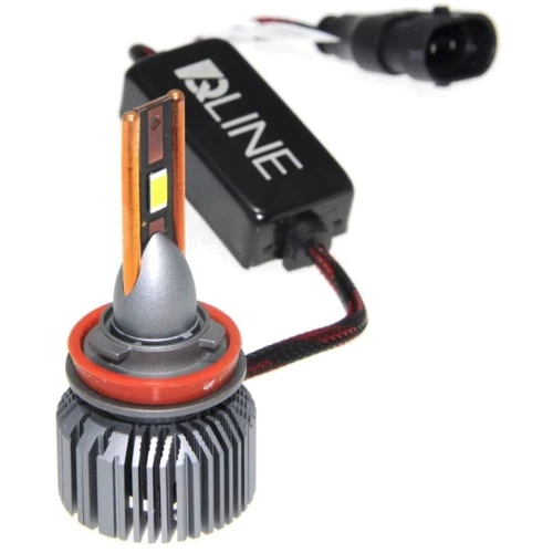 Лампы светодиодные QLine Ultra +200% 55W H11 6000K (2шт.) 12V: Цветовая температура, K 6000