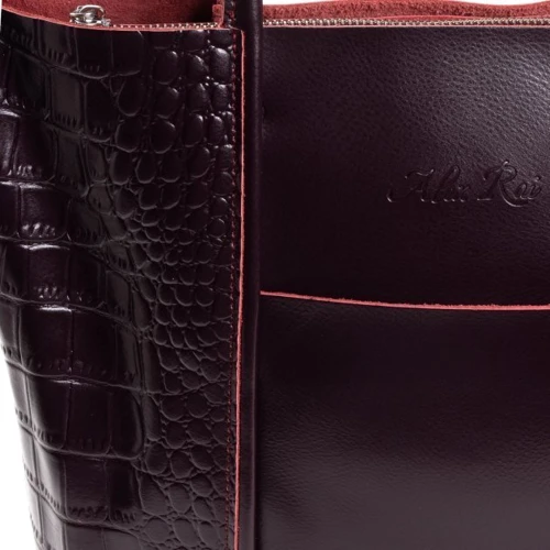 Женская сумка тоут Alex Rai 03-09 13-9710 wine-red бордовая (35616): Страна производитель Китай