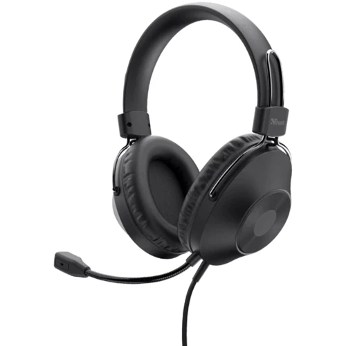 Наушники Trust Ozo Headset Eco Black (24589): Тип крепления оголовные