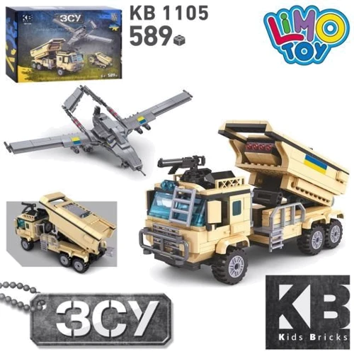 Конструктор Limo toy KB военная техника, 589 деталей (KB 1105): Производитель Limo Toy