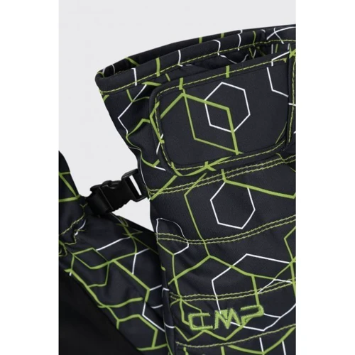 Детские горнолыжные перчатки CMP Kids Ski Gloves 5 antracite-limegreen-b.co темно-серые (6525102J-09ZD): Размер 5