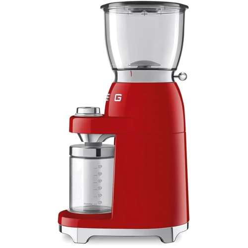 Кофемолка SMEG CGF11RDEU: Вместимость, г 130