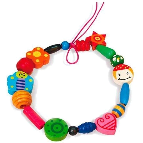 Набір для творчості Viga Toys Дерев'яні бусинки (56002)