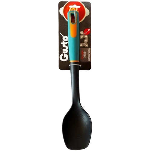 Ложка кухарська Gusto GT-5304 нейлон блакитна/оранжева (100766): Тип ложка кухарська