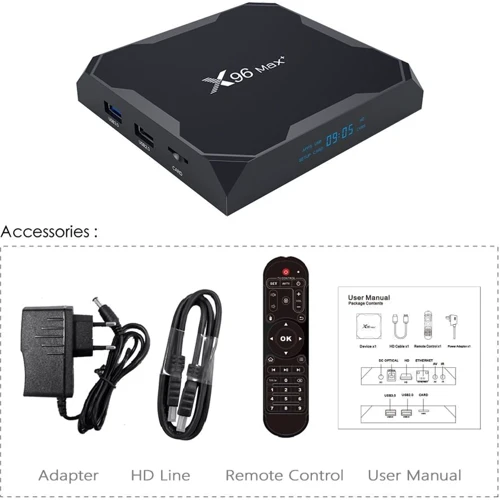 Приставка Smart TV X96 MAX Plus (4GB/64GB): Процессор (CPU) Amlogic S905X3