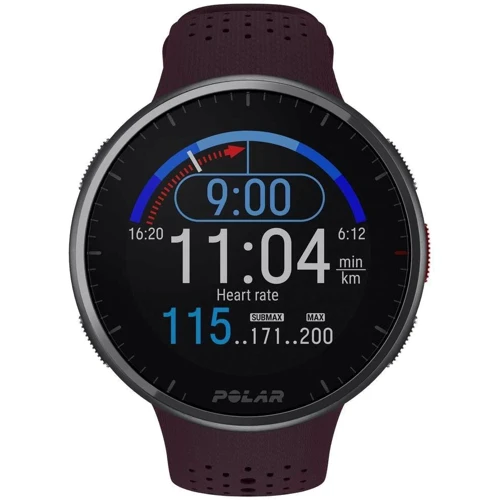 Смарт-часы Polar Pacer PRO Autumn Maroon S/L (900102182): Особенности С большой автономностью, Водонепроницаемые