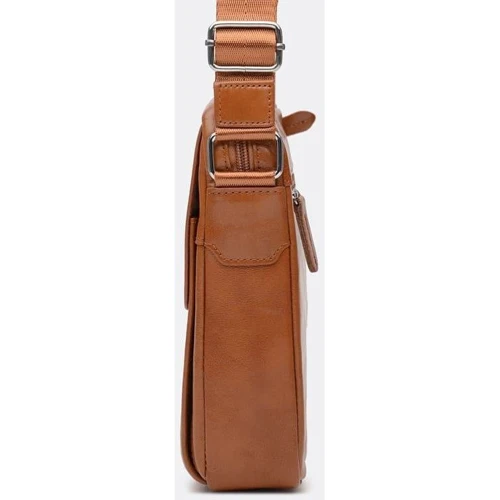 Мужская сумка через плечо Borsa Leather коричневая (K1321-1-coniac): Тип Сумки