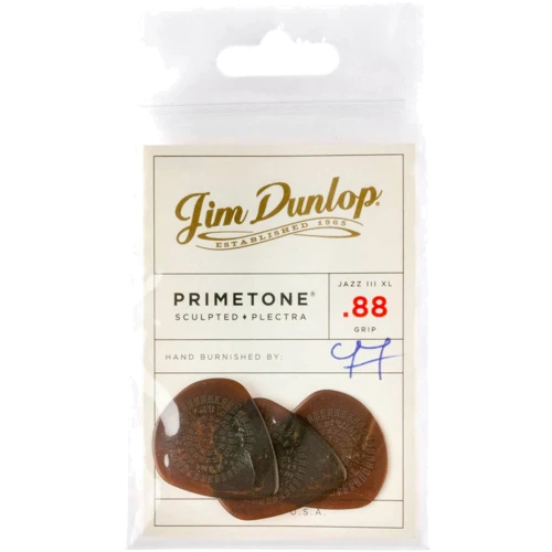 Медиатор Медиатор DUNLOP PRIMETONE JAZZ III XL GRIP PICK 0.88: Форма медиатора Jazz