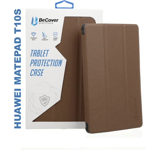Аксессуар для планшетных ПК BeCover Smart Case Brown for Huawei MatePad T10s (705398) фото 6
