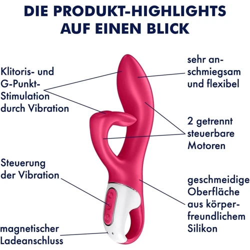 Вибратор-кролик Satisfyer Embrace Me berry