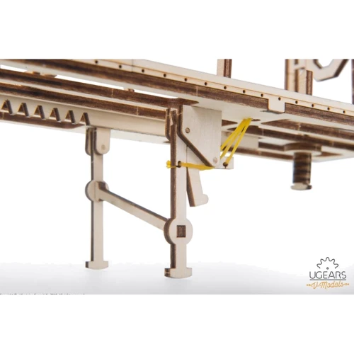 Механічний 3D пазл UGEARS "Напівпричіп до моделі« Тягач VM-03 "(70057) фото 8