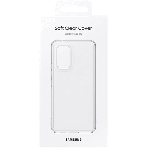 Аксессуар для смартфона Samsung Soft Clear Cover Transparent (EF-QA536TTEGRU) for Samsung A536 Galaxy A53 5G: Цвет прозрачный