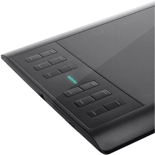 Графічний планшет Huion New 1060 Plus + рукавичка: Multitouch немає