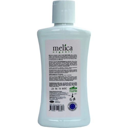 Melica Organic Funny Bunny Bath Foam 300 ml Дитяча піна для ванни Від зайчика: Призначення 