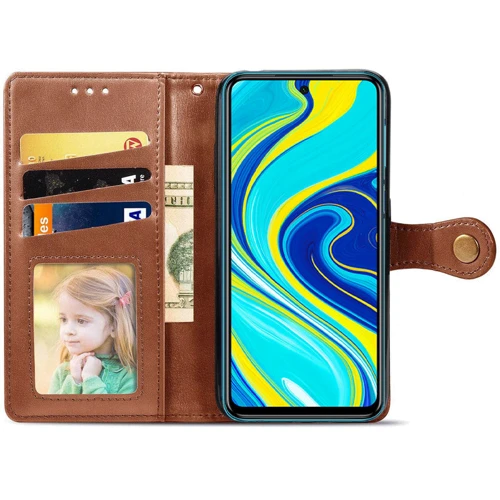 Аксессуар для смартфона Mobile Case GETMAN Gallant Brown for Xiaomi Redmi Note 12 4G: Тип чехол-книжка