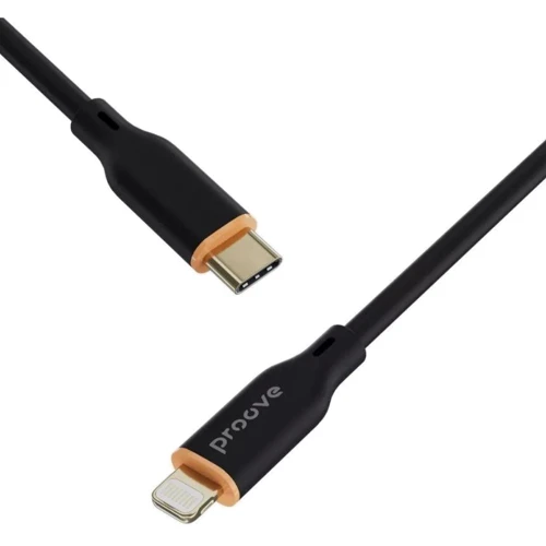 Кабель Proove Cable USB-C to Lightning Jelly Silicone 27W 1m Black (CCJS27002101): Тип USB-C - Lightning