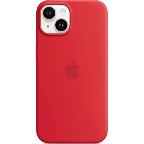 Чехол для iPhone Apple iPhone 14 Silicone Case with MagSafe - (PRODUCT)RED (MPRW3ZE/A)