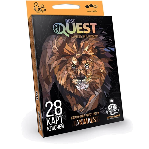 Карточная квест-игра Danko Toys "BEST QUEST" рус (BQ-01): Вид карточные