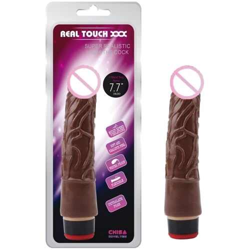 Вибратор 7.7” Vibe Cock-brown, 291641