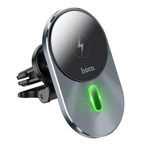 Держатель Hoco Car Holder Air Vent MagSafe 18W CA91 Black for iPhone 16 I 15 I 14 I 13 I 12 series 