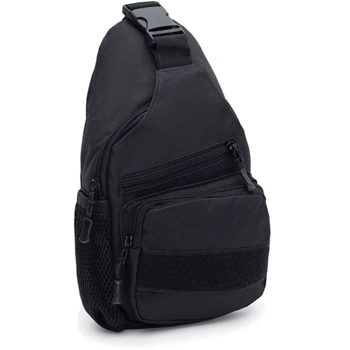 Чоловіча сумка-слінг Monsen чорна (C1HSSA0708bl-black)