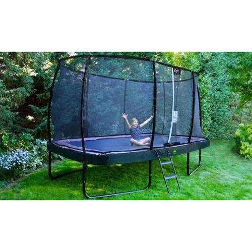 Батут EXIT Elegant Premium прямокутний 214х366 cm black: Діаметр / Ширина, см 382